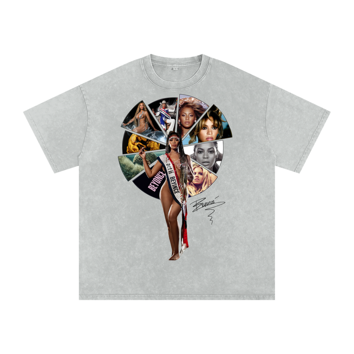Beyonce Cowboy Carter Acid Wash Oversize T-Shirt