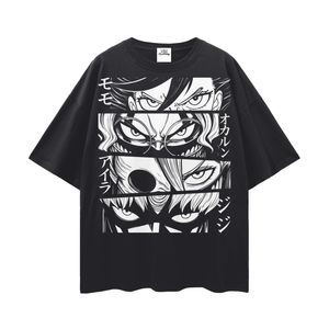 Dandadan Streetwear Loose Drop Shoulder T-Shirt