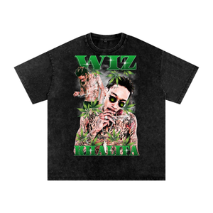 Wiz Khalifa Acid Wash Oversize T-Shirt