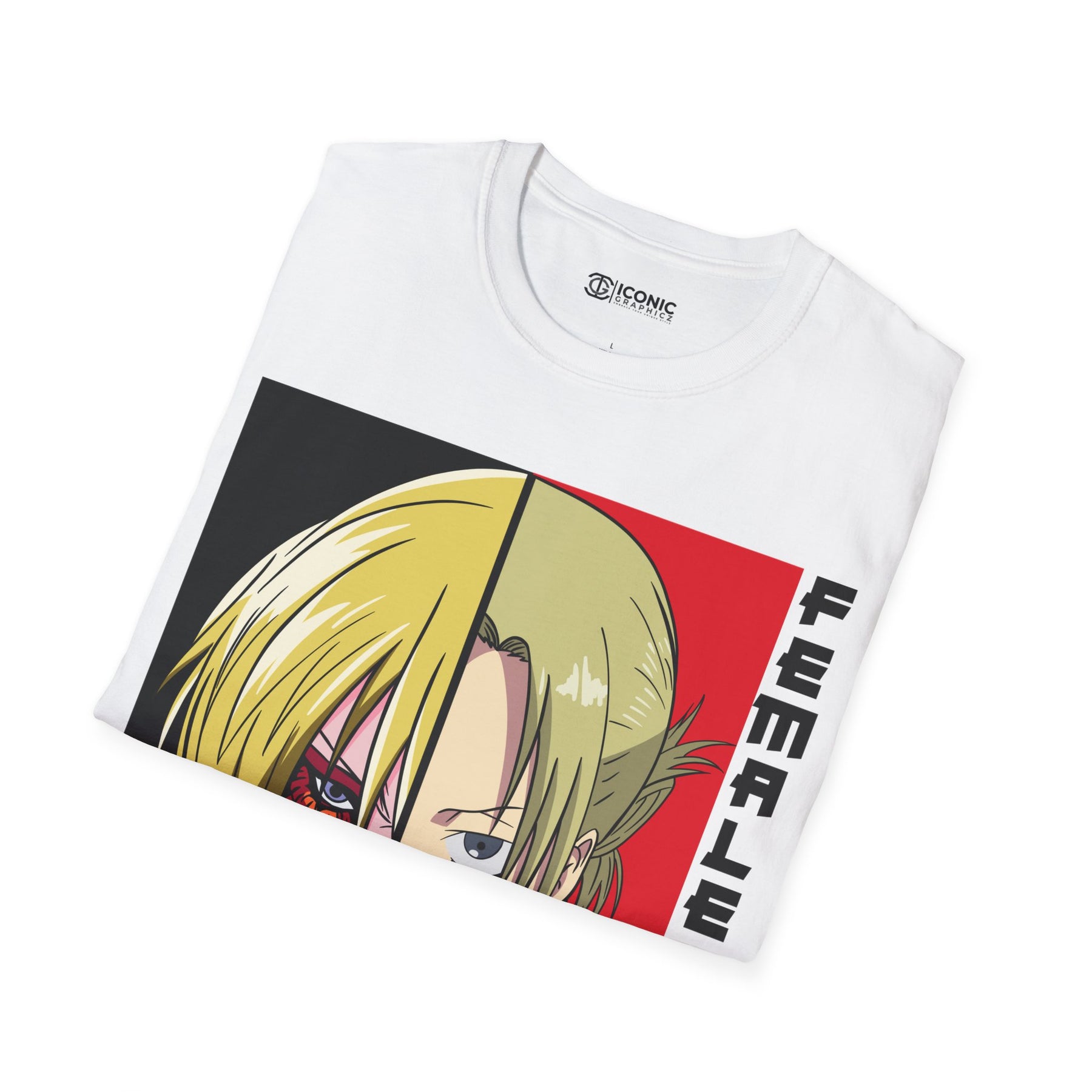 Annie Female titan Unisex Softstyle T-Shirt - IGZ Clothing