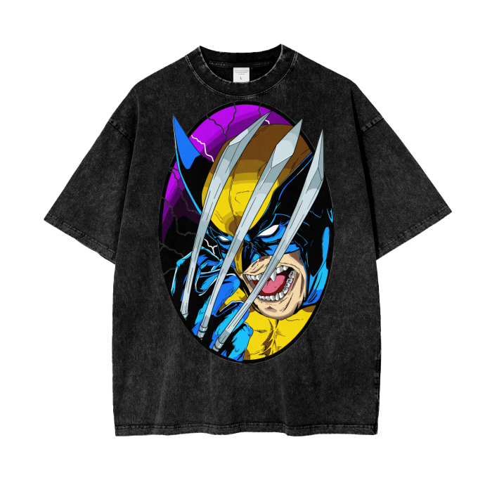 Wolverine Oversize Snow Washed T-Shirt ODMPOD