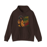 Black girl magic Unisex Heavy Blend™ Hooded Sweatshirt - IGZ Clothing
