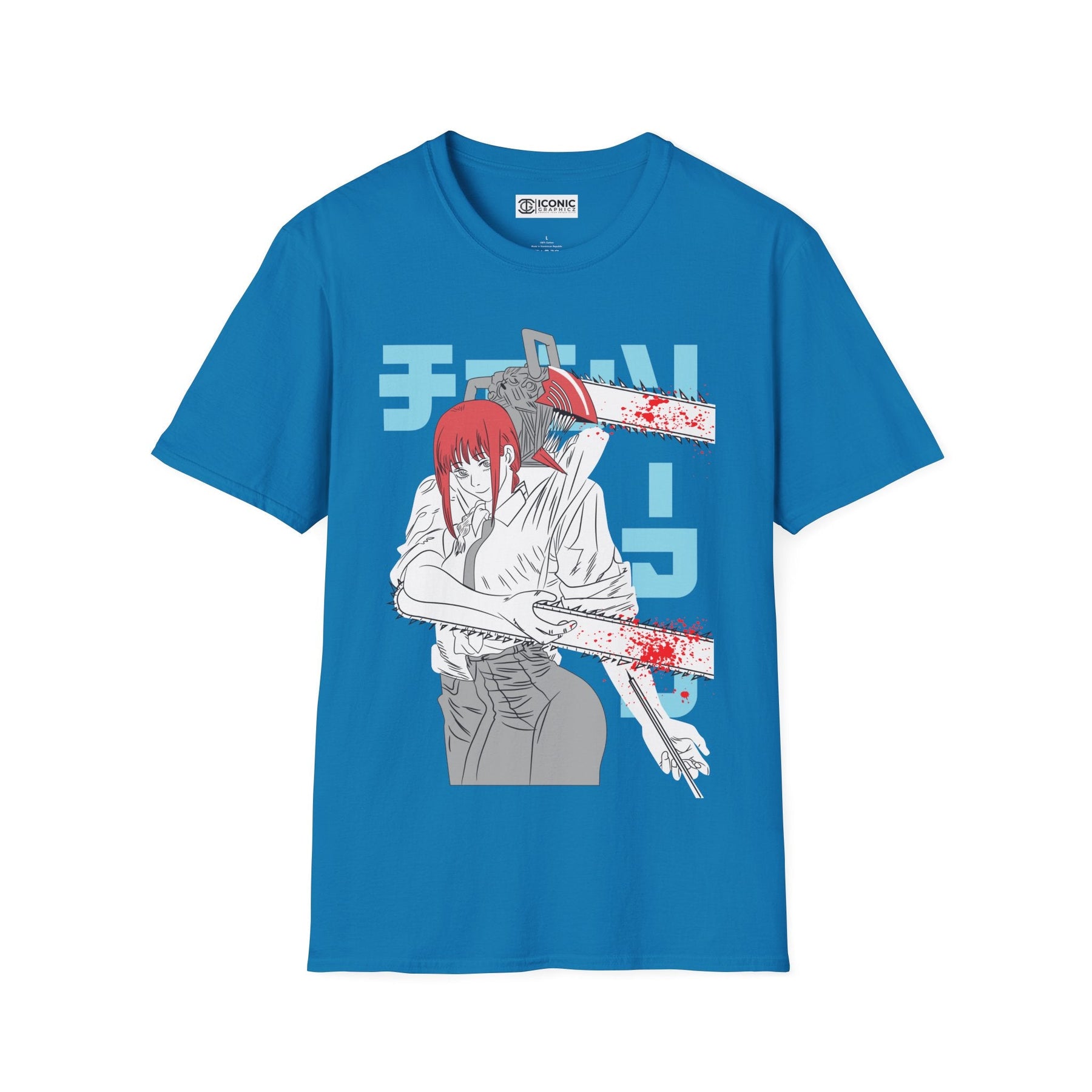 Denji and Makima Chainsaw Man T-Shirt Printify