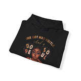 Black girl magic Unisex Heavy Blend™ Hooded Sweatshirt - IGZ Clothing