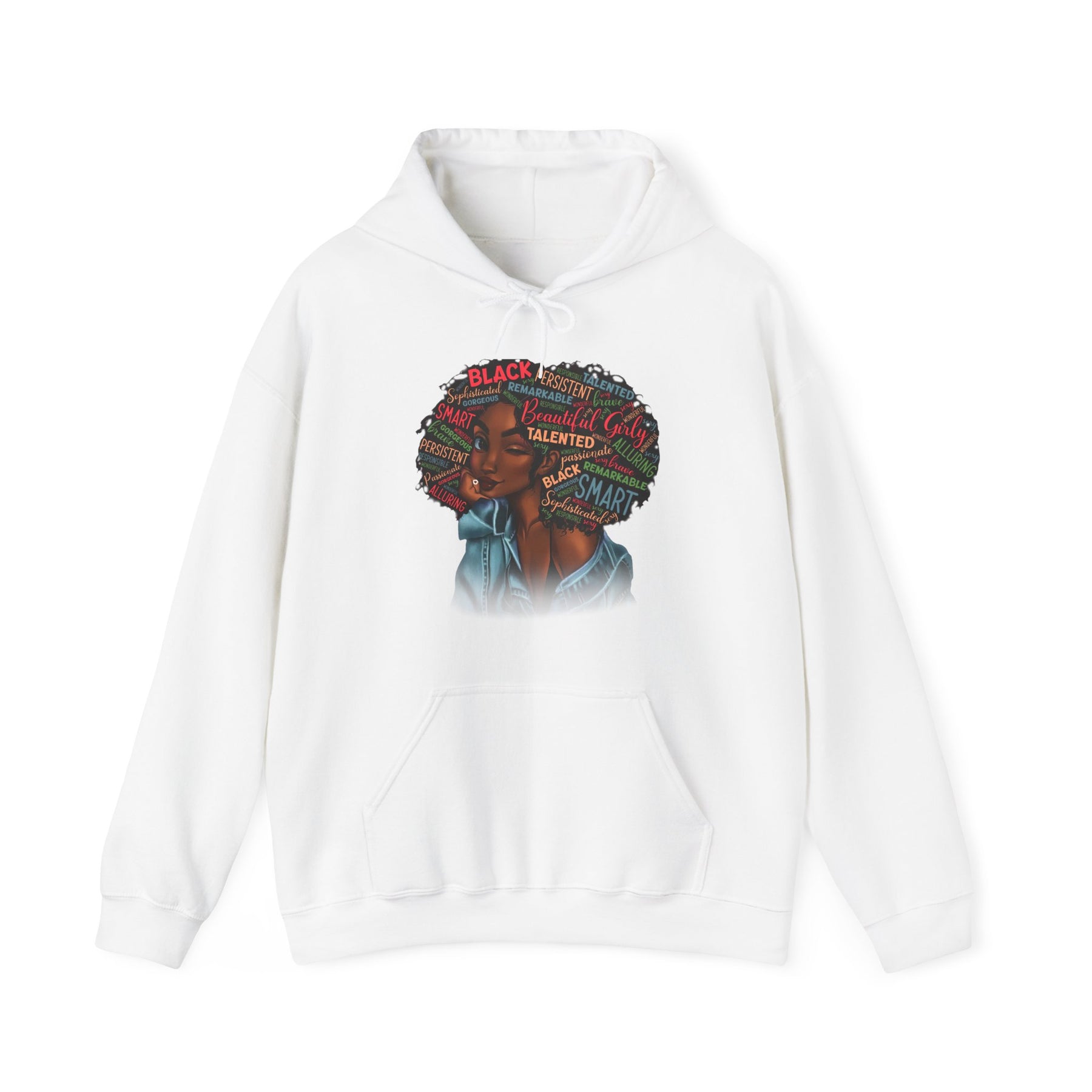 Black girl magic Unisex Heavy Blend™ Hooded Sweatshirt - IGZ Clothing