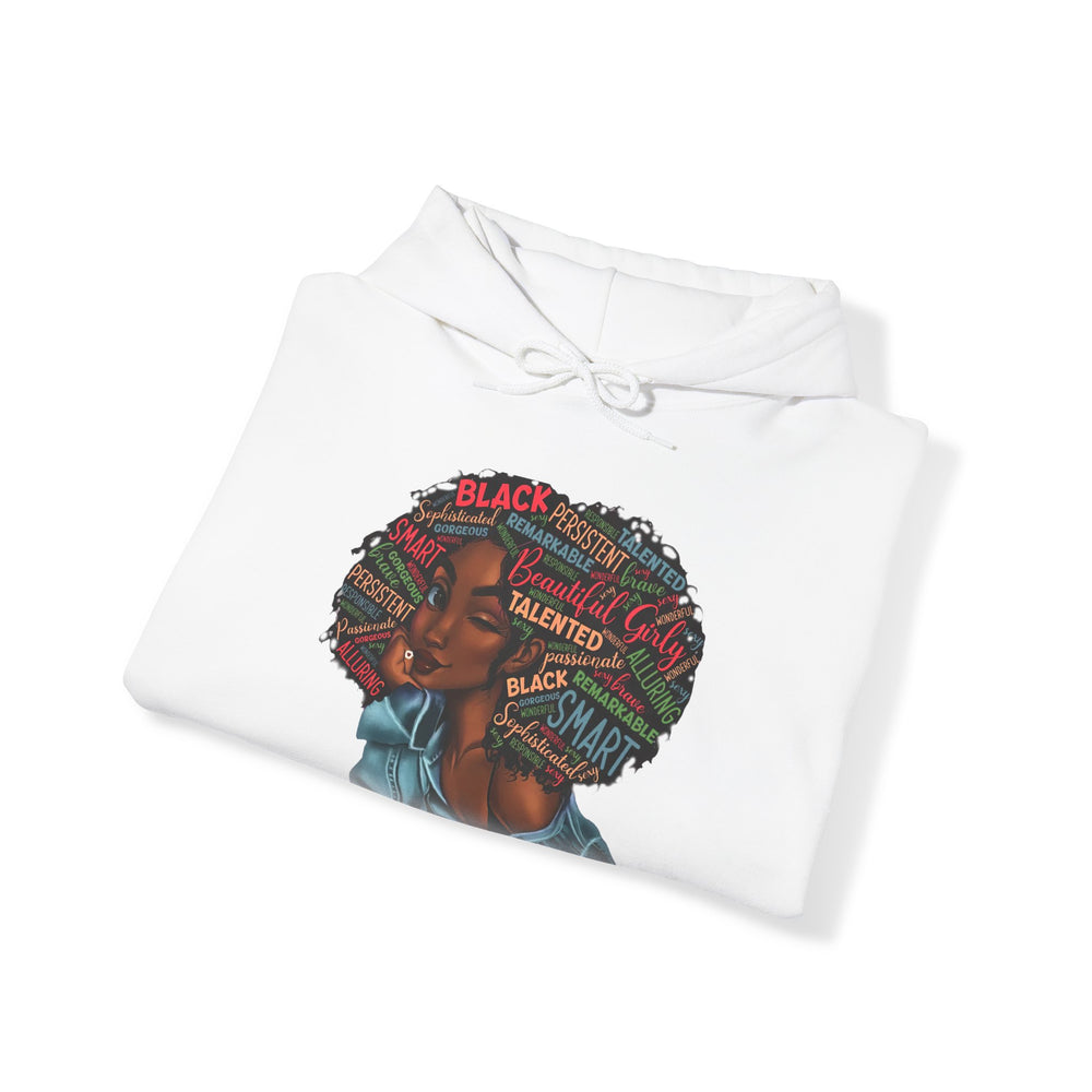 Black girl magic Unisex Heavy Blend™ Hooded Sweatshirt - IGZ Clothing