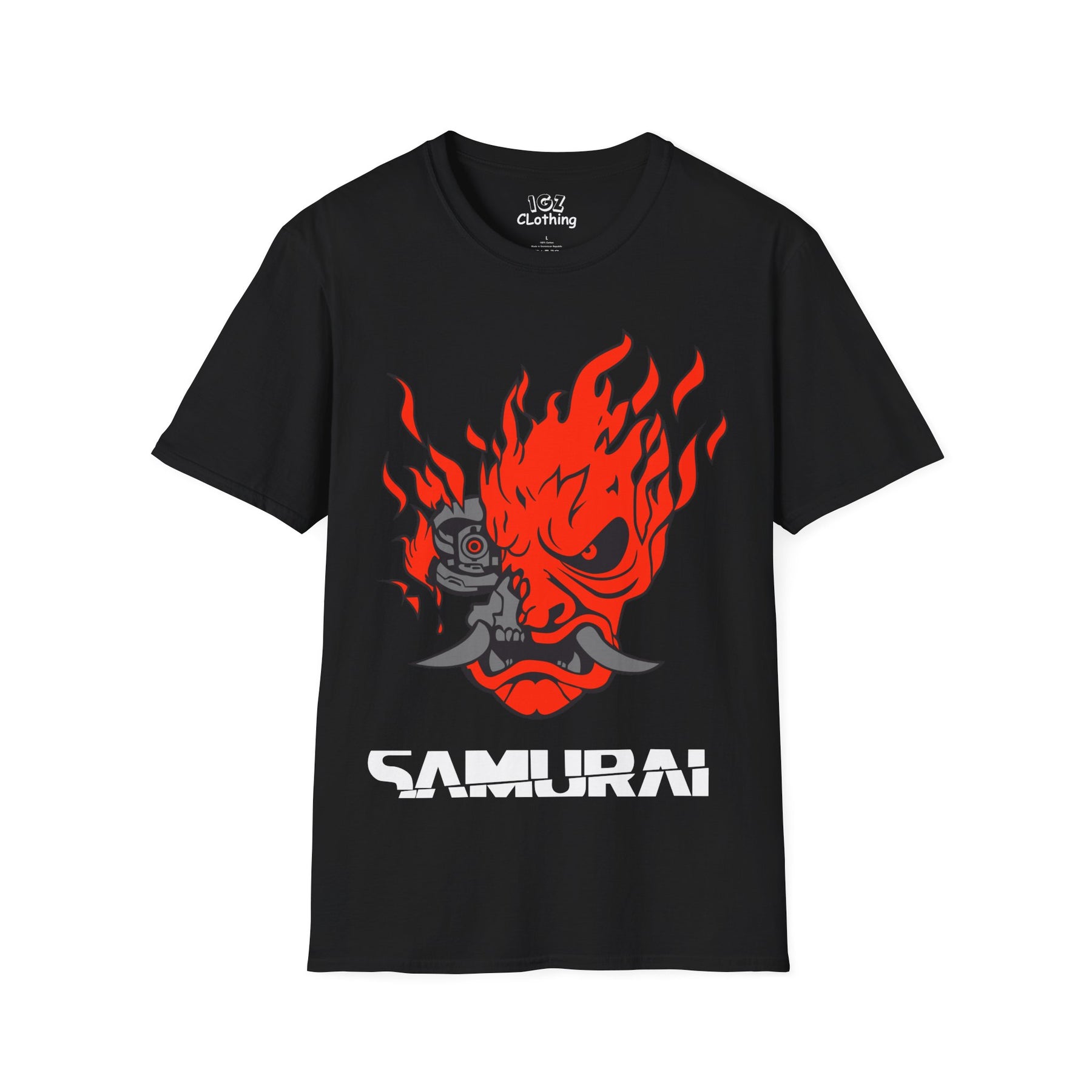 Fierce Samurai Cyberpunk T-Shirt
