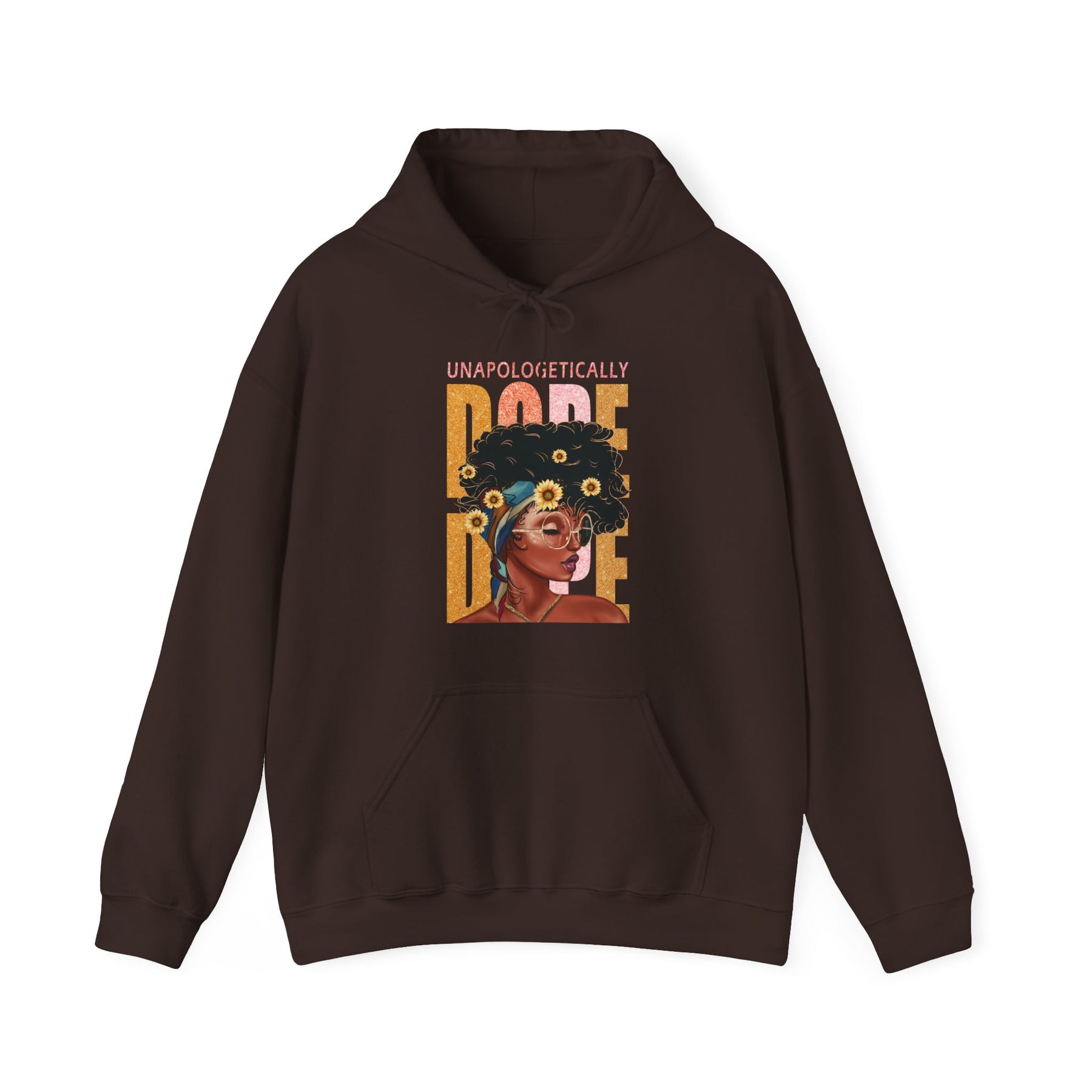 Black girl magic Unisex Heavy Blend™ Hooded Sweatshirt - IGZ Clothing