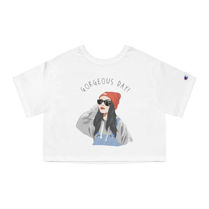 Gorgeous day Champion Women's Heritage Cropped T-Shirt -