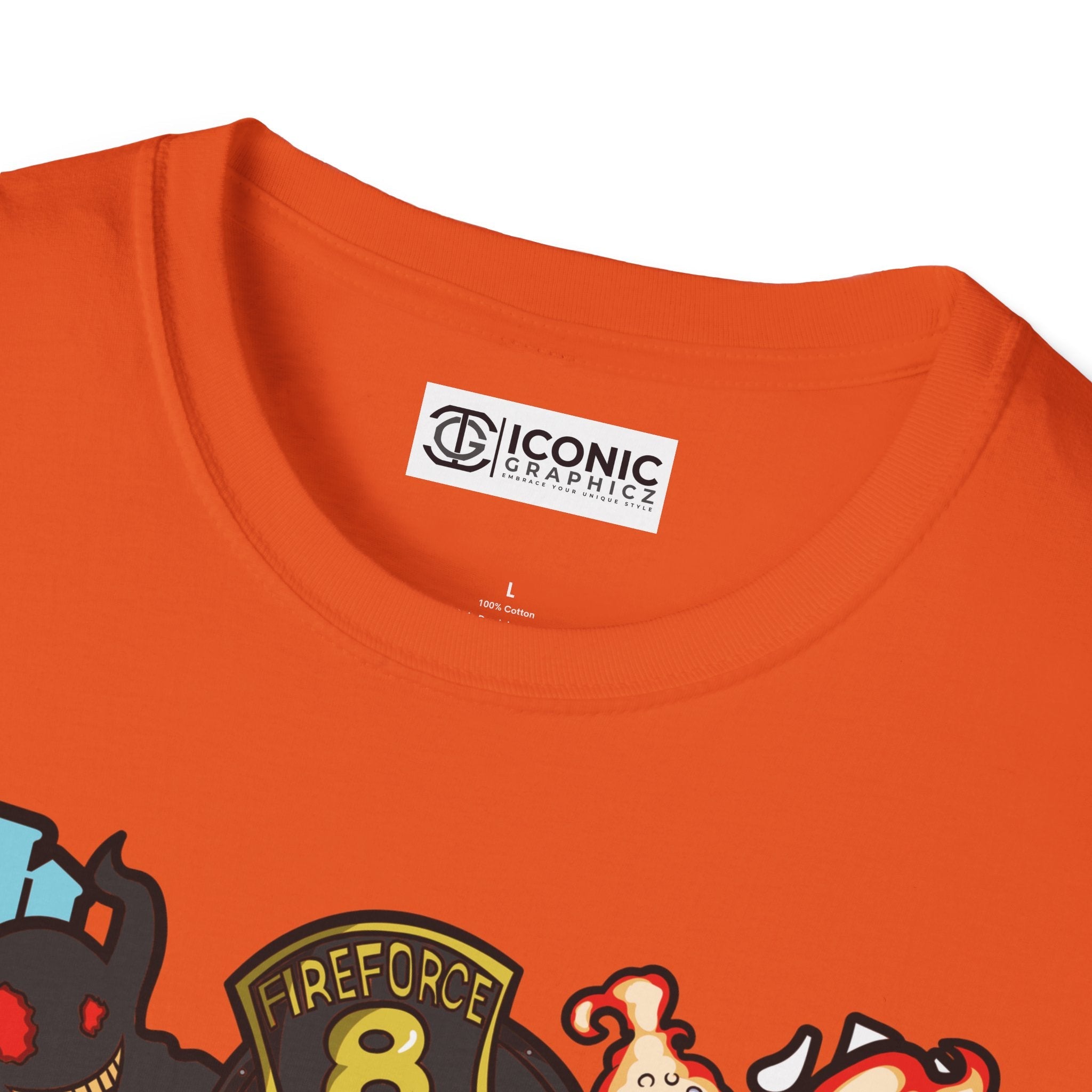 Shinra Fire Forcet T-Shirt Printify