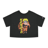 Uzumaki Naruto Champion Women's Heritage Cropped T-Shirt -