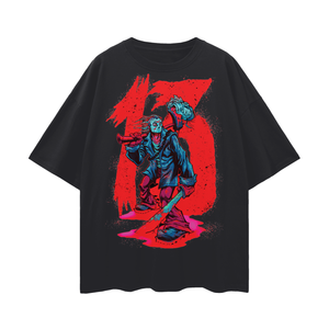 Jason Vorhees Oversize Deep Drop Shoulder Tee