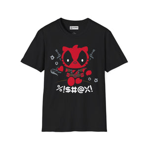 Deadpool Kitty Unisex Softstyle T-Shirt - IGZ Clothing