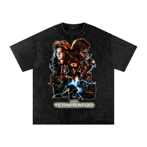 The Terminator Acid Wash Oversize T-Shirt