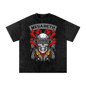 Megadeth Acid Wash Oversize T-Shirt