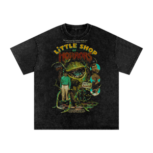 Little Shop of horrors Acid Wash Oversize T-Shirt