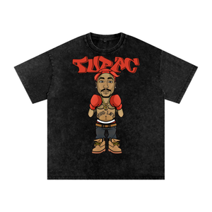 Tupac Shakur Acid Wash Oversize T-Shirt