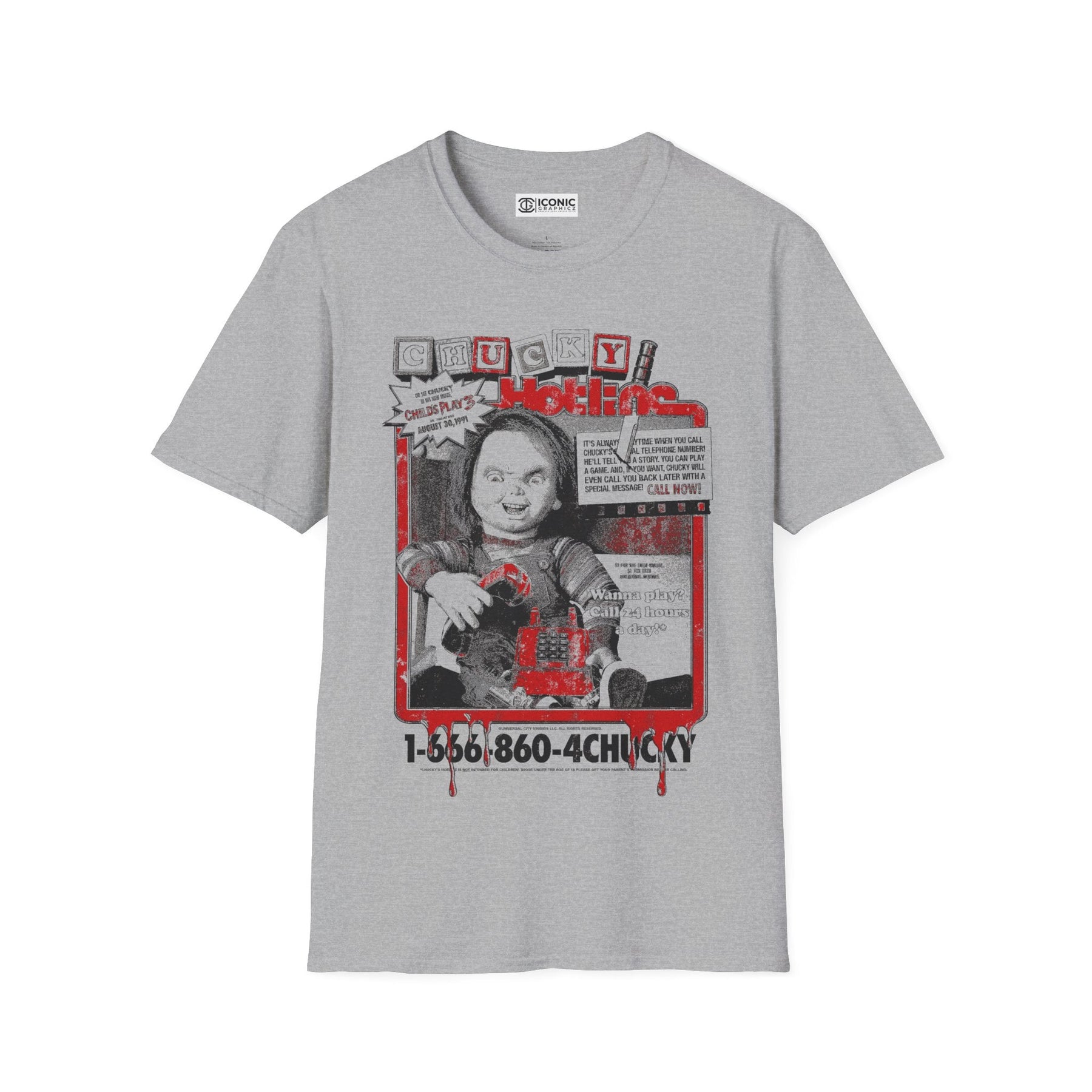 Chucky T-Shirt Printify