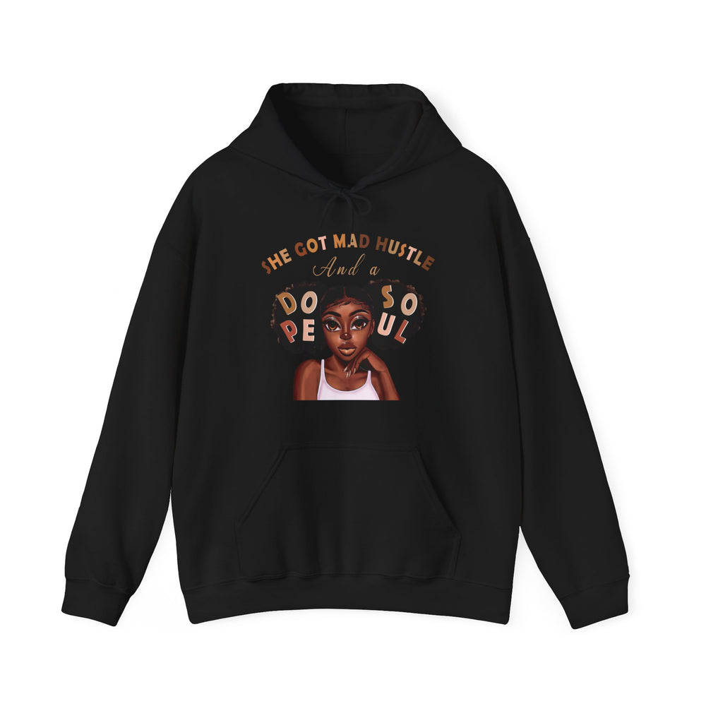 Black girl magic Unisex Heavy Blend™ Hooded Sweatshirt - IGZ Clothing