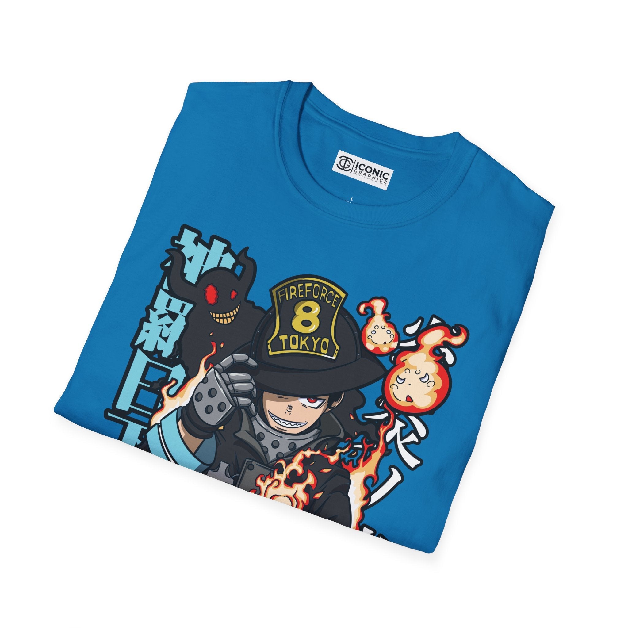 Shinra Fire Forcet T-Shirt Printify