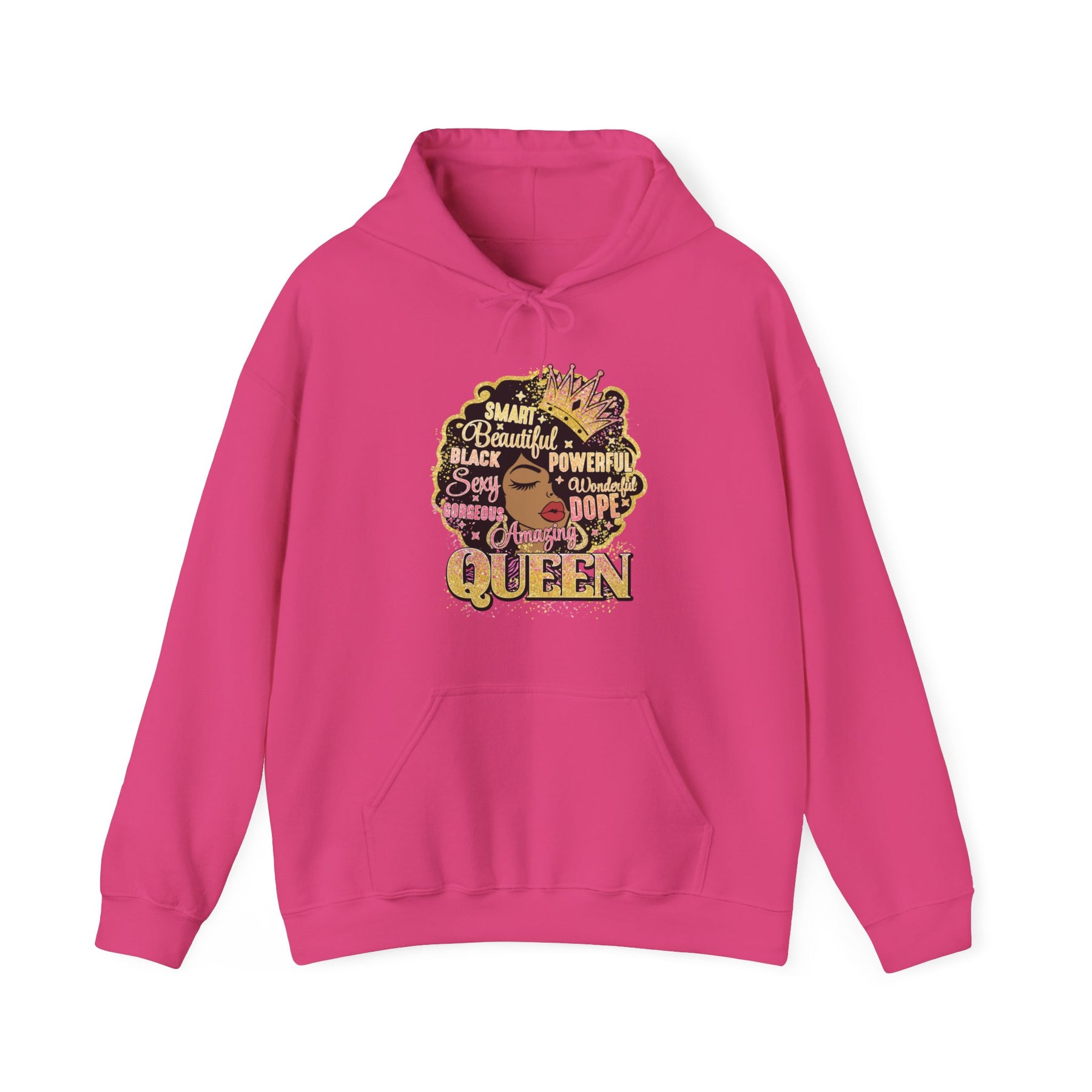 Black girl magic Unisex Heavy Blend™ Hooded Sweatshirt - IGZ Clothing