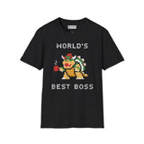 Bowser World's best boss T-Shirt Printify