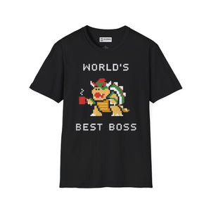 Bowser World's best boss T-Shirt Printify