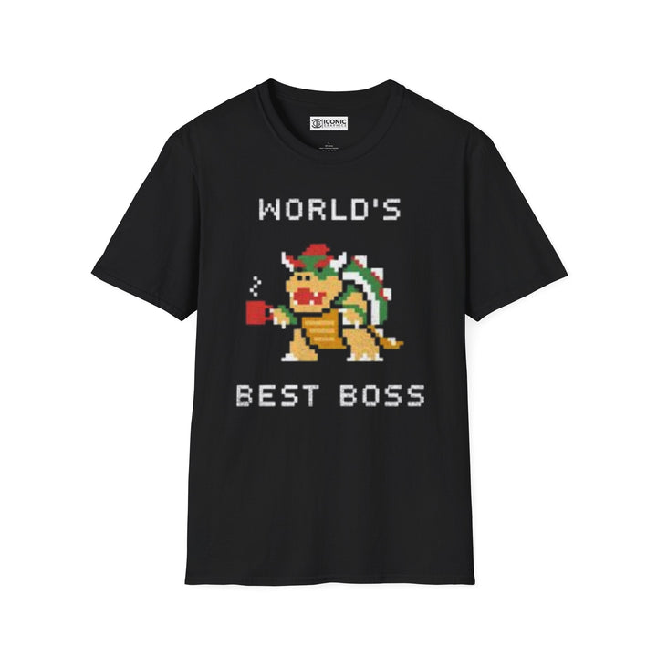 Bowser World's best boss T-Shirt Printify