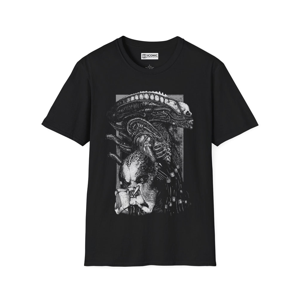 Alien and Predator T-Shirt Printify