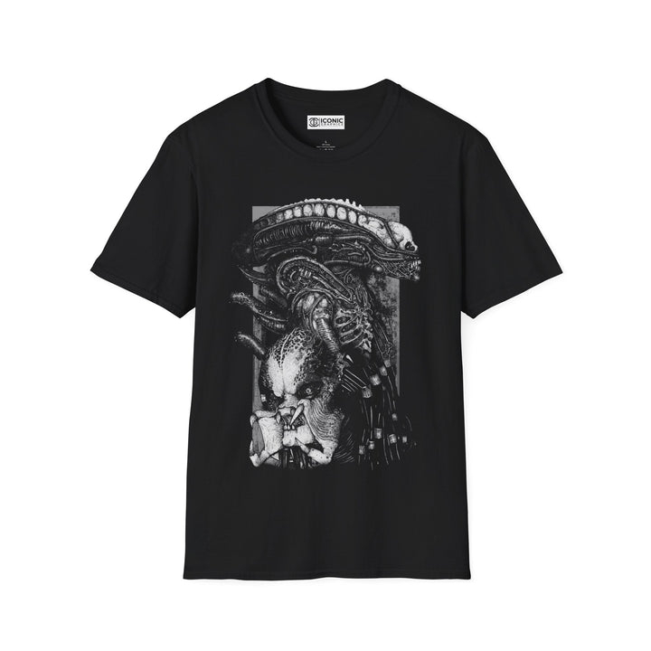 Alien and Predator T-Shirt Printify