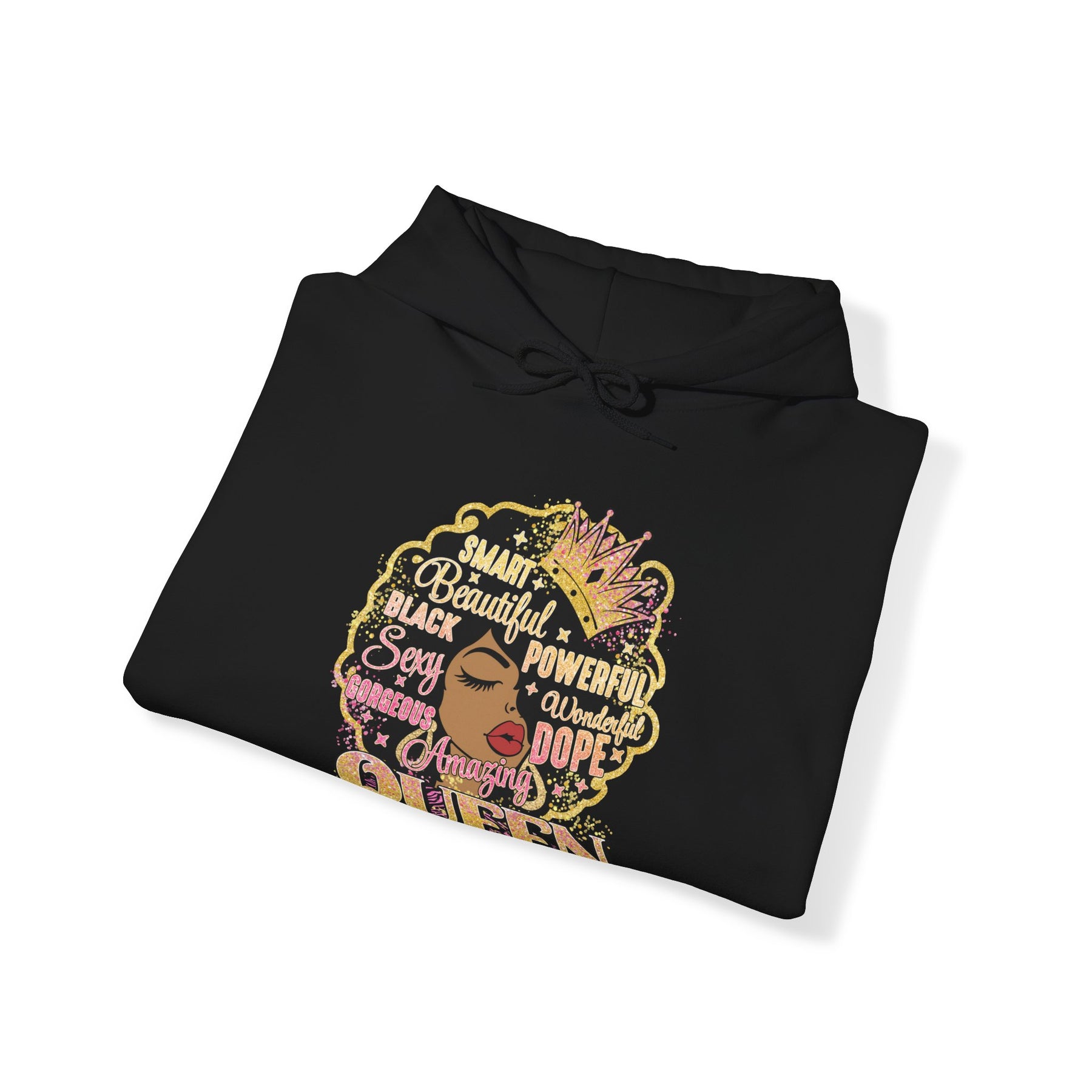 Black girl magic Unisex Heavy Blend™ Hooded Sweatshirt - IGZ Clothing