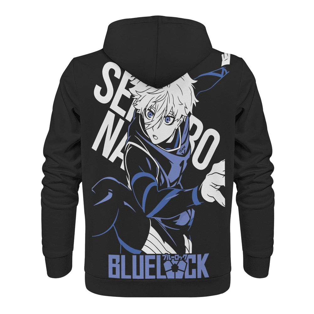 Blue lock All Over Print Warm Velvets Pair Of Hoodie Igz Clothing