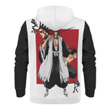 Kenpachi Zaraki Bleach All Over Print Warm Velvets Pair Of Hoodie Igz Clothing