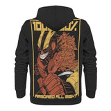 All Might All Over Print Warm Velvets Pair Of Hoodie Igz Clothing