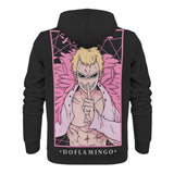 Doflamingo All Over Print Warm Velvets Pair Of Hoodie Igz Clothing