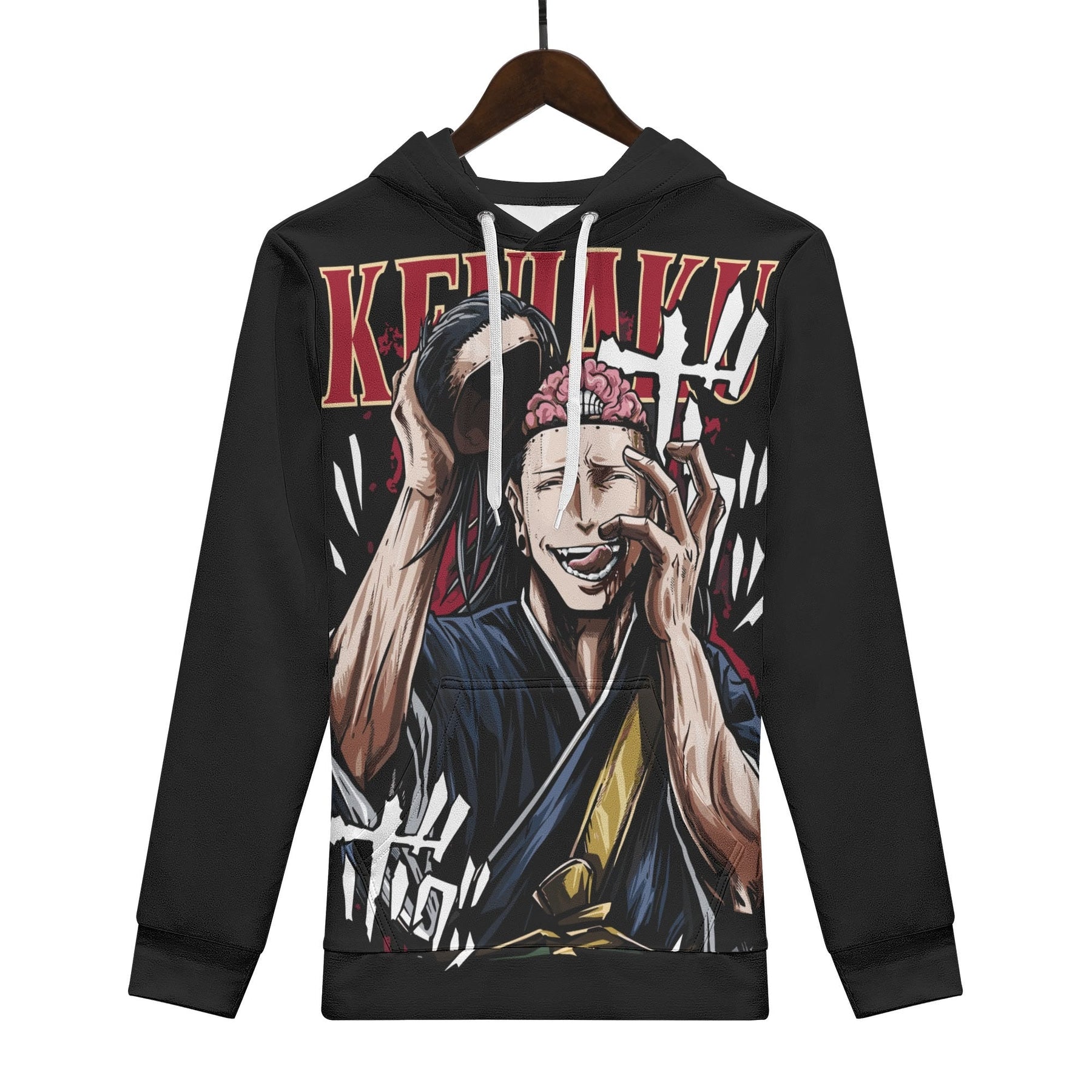 Geto Jujitsu Kaisen All Over Print Warm Velvets Pair Of Hoodie Igz Clothing