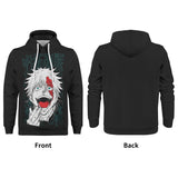 Gojo All Over Print Warm Velvets Pair Of Hoodie Igz Clothing