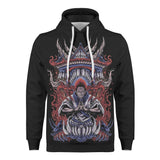 Sukuna Jujitsu Kaisen All Over Print Warm Velvets Pair Of Hoodie Igz Clothing