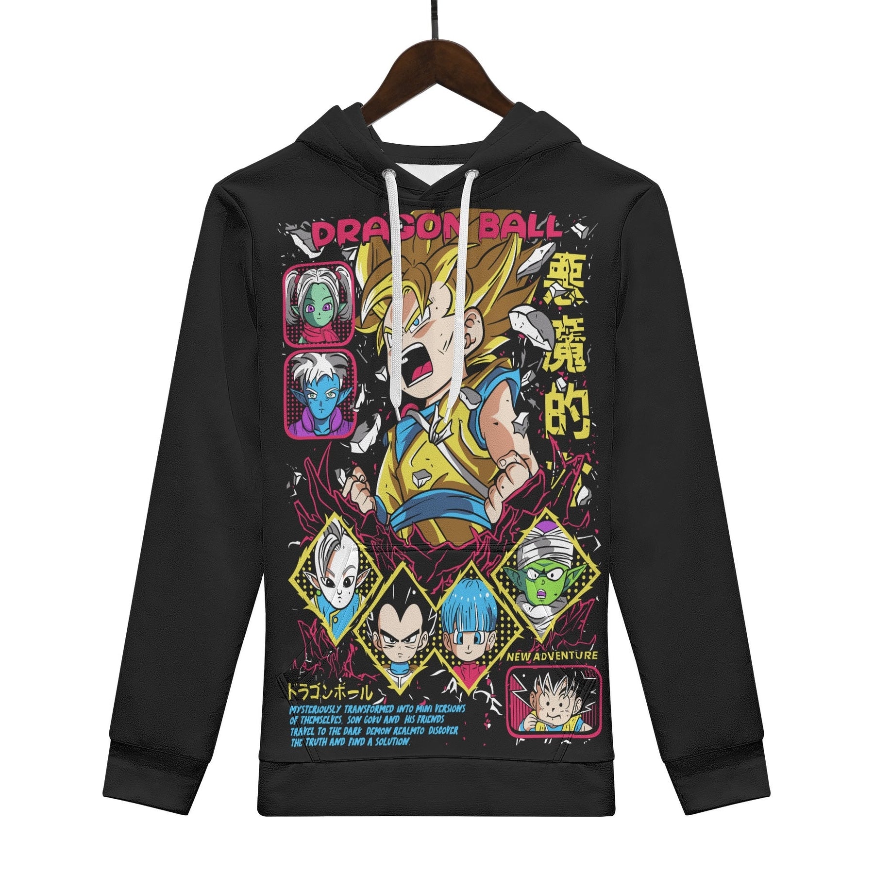 Dragonball Daima All Over Print Warm Velvets Pair Of Hoodie Igz Clothing