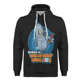 Futurama Bender All Over Print Warm Velvets Pair Of Hoodie Igz Clothing