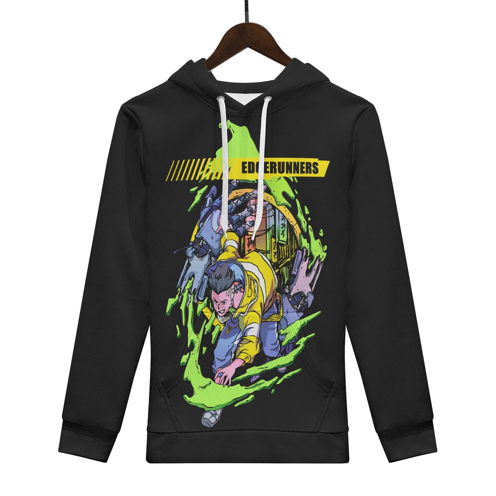 David Cyberpunk Edgerunners All Over Print Warm Velvets Pair Of Hoodie Igz Clothing