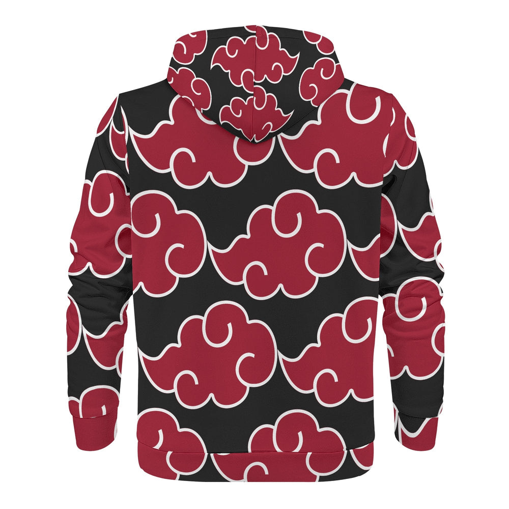 Akatsuki All Over Print Warm Velvets Pair Of Hoodie IGZ Clothing