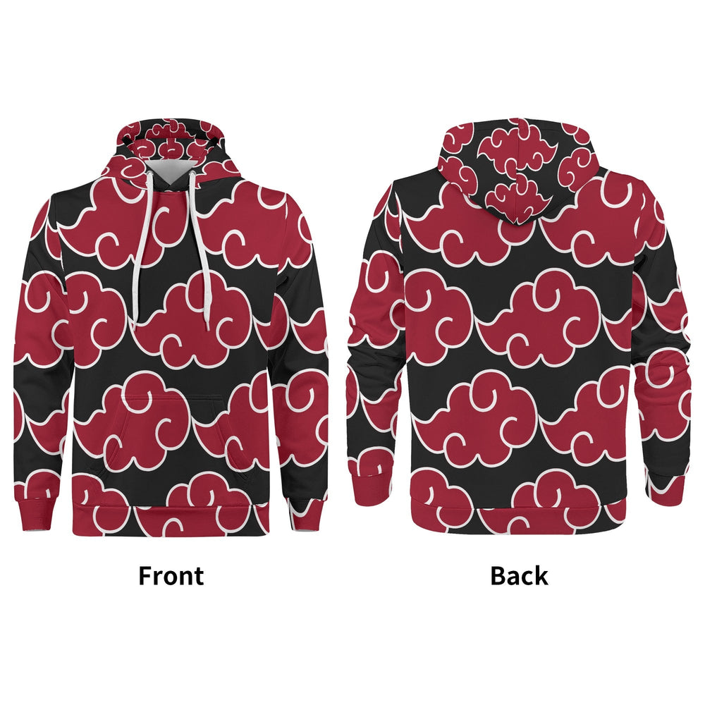 Akatsuki All Over Print Warm Velvets Pair Of Hoodie IGZ Clothing