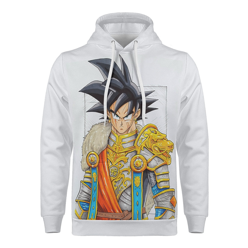 Goku All Over Print Warm Velvets Pair Of Hoodie IGZ Clothing