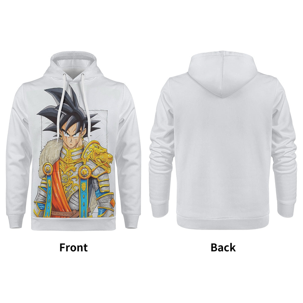 Goku All Over Print Warm Velvets Pair Of Hoodie IGZ Clothing