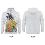 Goku All Over Print Warm Velvets Pair Of Hoodie IGZ Clothing