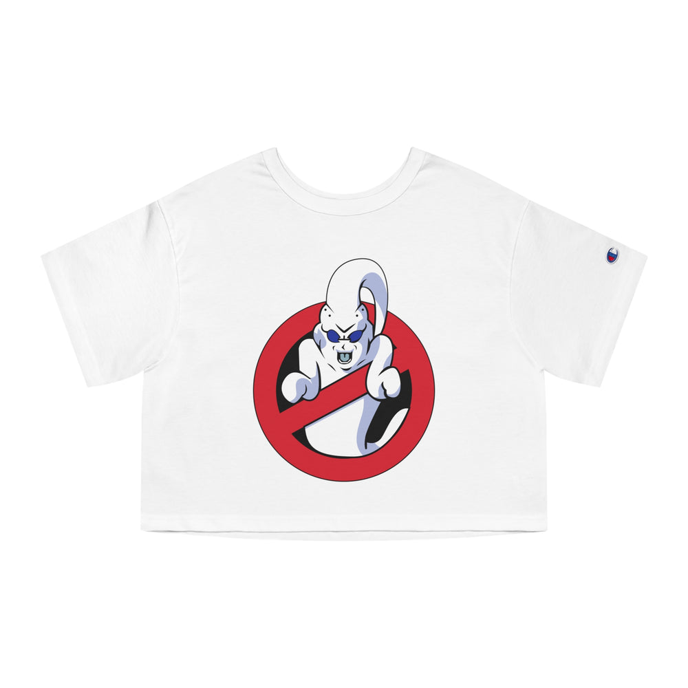 Majin Boo Ghost Champion Women's Heritage Cropped T-Shirt -