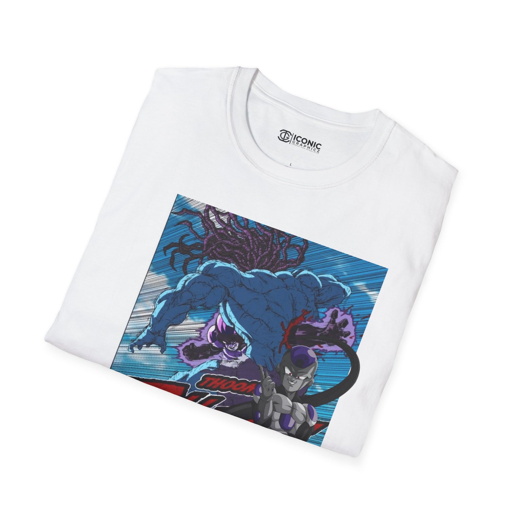 Black Frieza Unisex Softstyle T-Shirt - IGZ Clothing