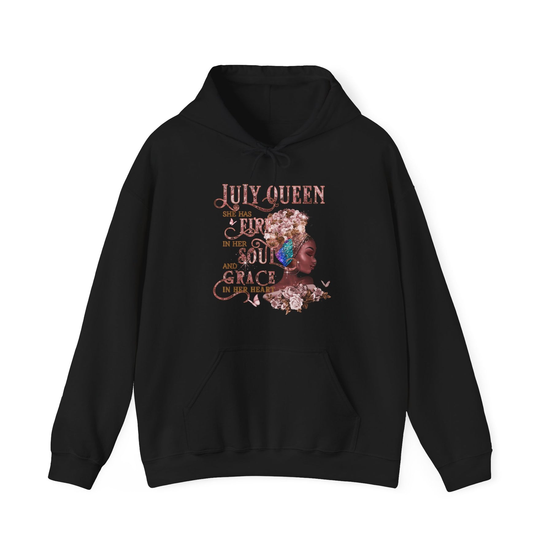 Black girl magic Unisex Heavy Blend™ Hooded Sweatshirt - IGZ Clothing