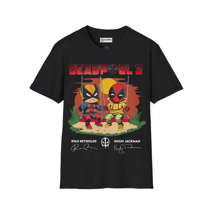 Deadpool and Wolverine Unisex Softstyle T-Shirt - IGZ Clothing